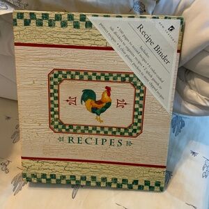 Vintage 2002 New Seasons Recipe Binder – Rooster Kitchen Organizer